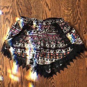 Flower Pattern Shorts